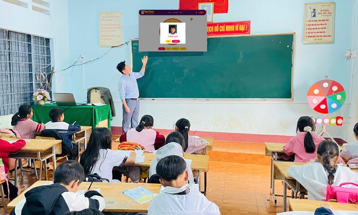 Sau khi ứng dụng vòng quay BeeClass vào phần thi đọc các em thay đổi hẳn